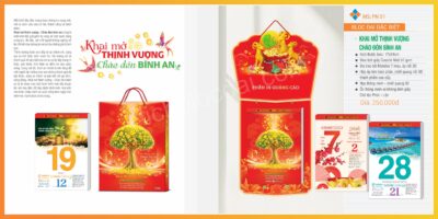 Lịch bloc đại đặc biệt - Khai mở thịnh vượng 3 Lịch bloc 17x24