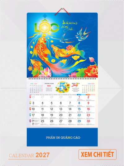 lịch 13 tờ