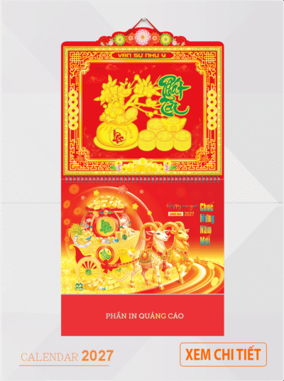 lịch 13 tờ
