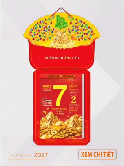 Lịch bloc siêu đại - 365 ngày lộc phát