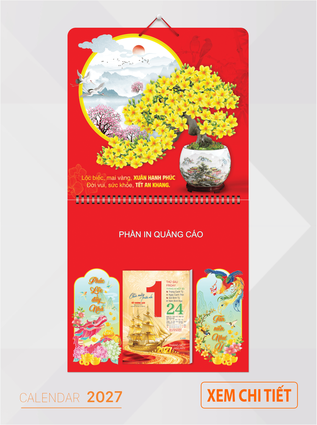 bìa lịch đẹp 2027