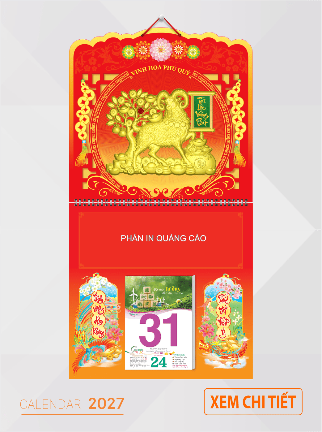 bìa lịch đẹp 2027