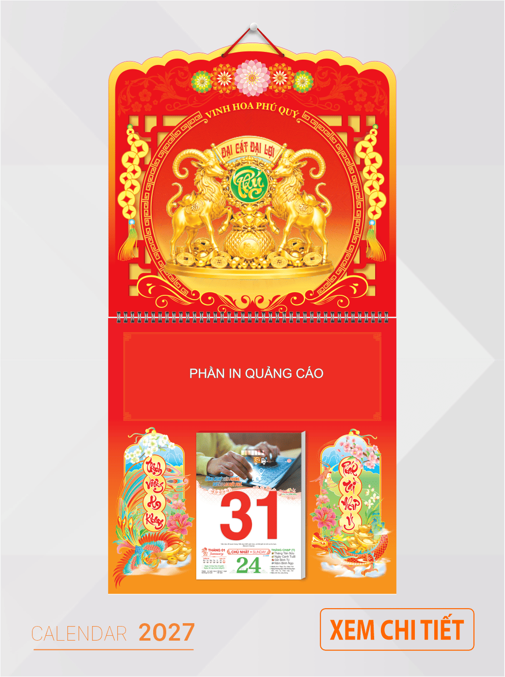 bìa lịch đẹp 2027