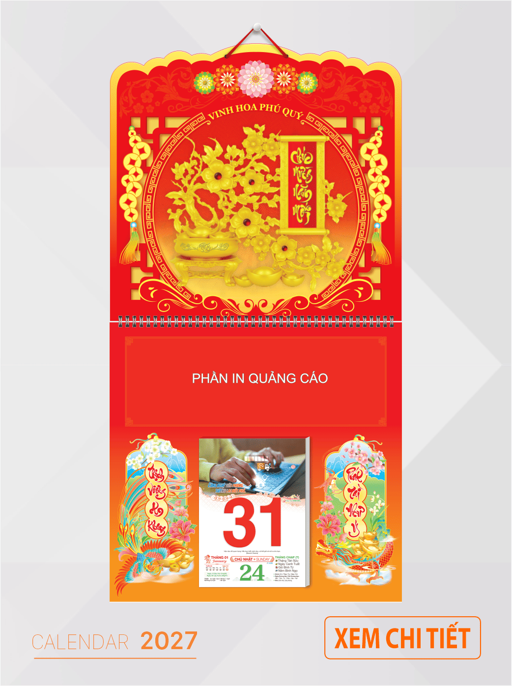bìa lịch đẹp 2027