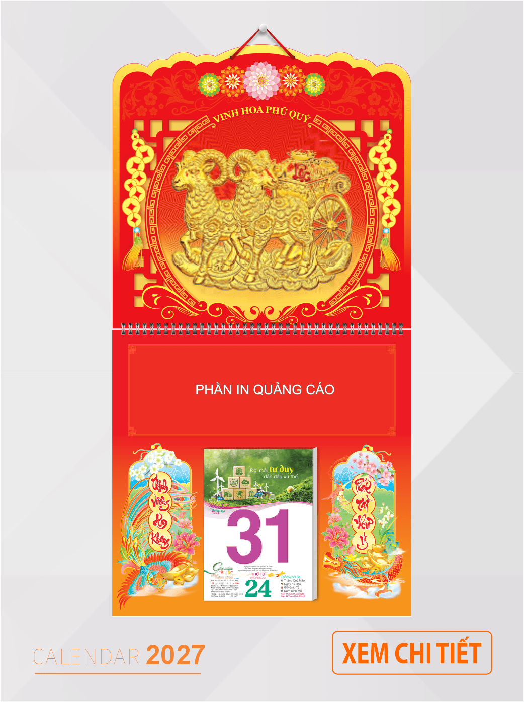bìa lịch đẹp 2027