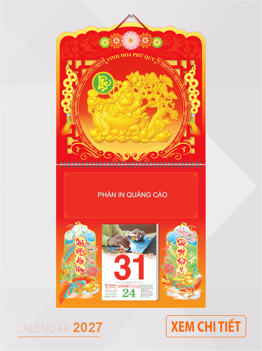 bìa lịch đẹp 2027