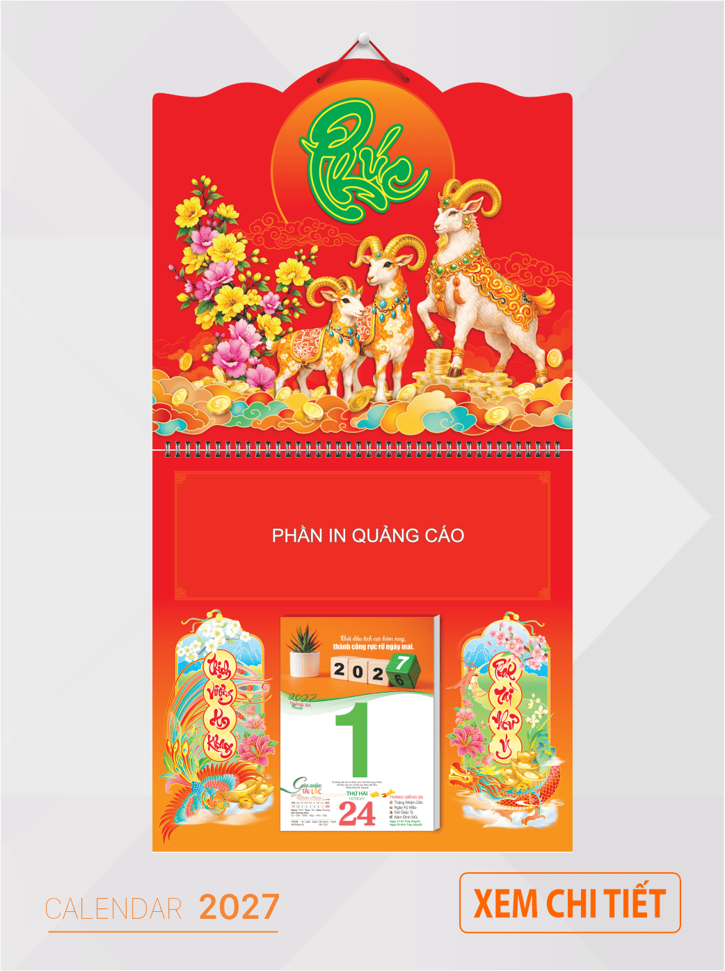bìa lịch đẹp 2027