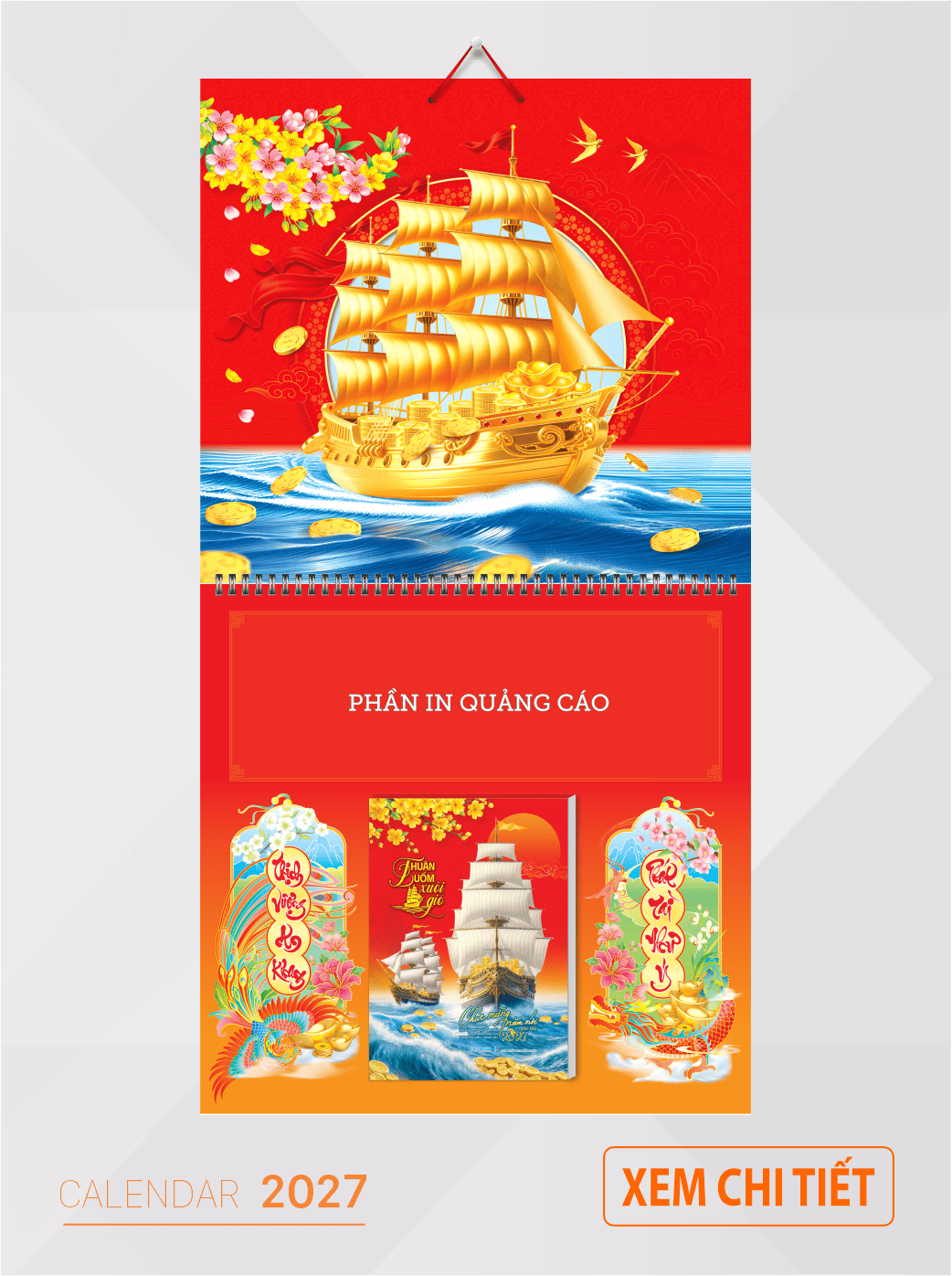 Lịch bloc đại - Lịch bloc Thuận buồm xuôi gió 1 lịch bloc đại 2027