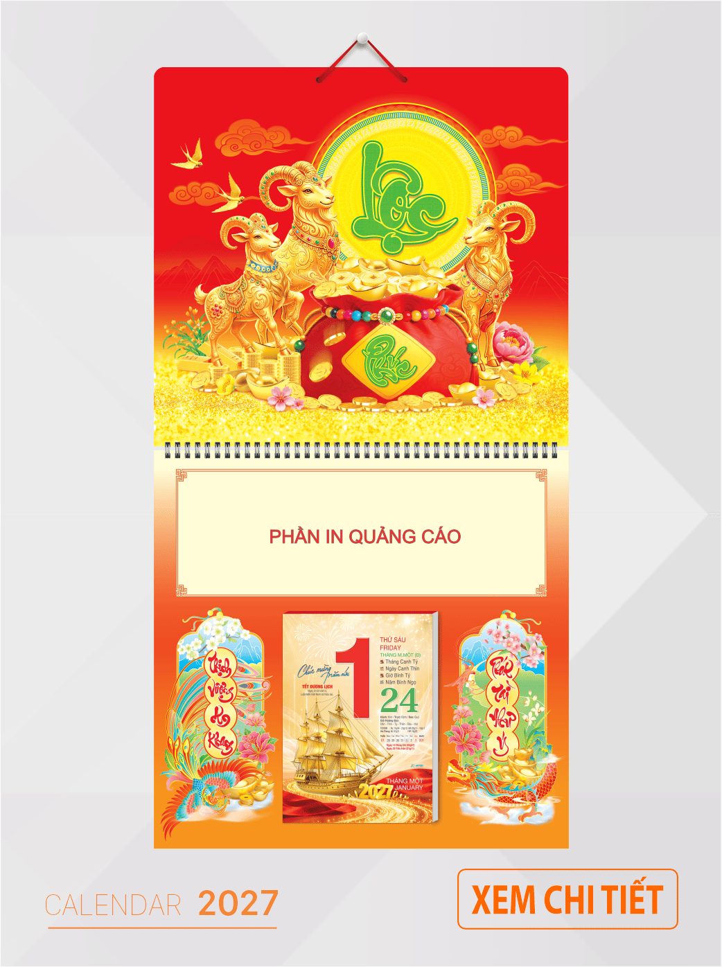 bìa lịch đẹp 2027
