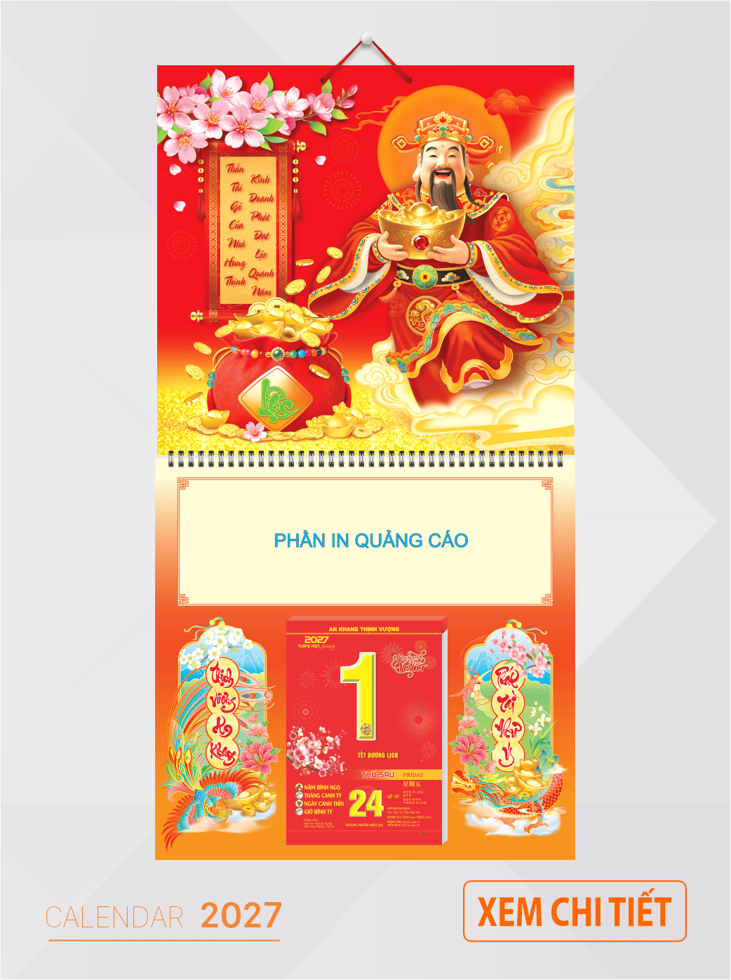 bìa lịch đẹp 2027